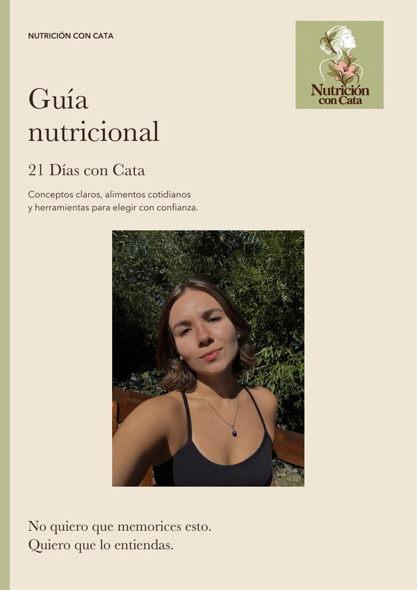 Tapa de la Guía nutricional